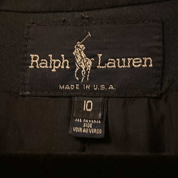 Ralph Lauren Elegant Deep Navy Blue Blazer with RL Emblem - Picture 2 of 4
